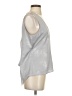 Express 100% Polyester Metallic Silver Sleeveless Top Size S - photo 4