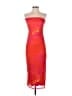 Unbranded Tie-dye Red Orange Cocktail Dress Size XS (estimated) - photo 1