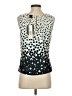 Ellen Tracy 100% Polyester Silver Sleeveless Top Size 2 - photo 2