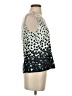 Ellen Tracy 100% Polyester Silver Sleeveless Top Size 2 - photo 4