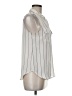 Who What Wear 100% Polyester Stripes Ivory Sleeveless Blouse Size M - photo 4