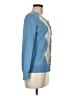 Talbots 100% Merino Argyle Blue Wool Cardigan Size M - photo 4