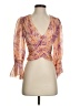 AMUR Orange Pink 3/4 Sleeve Blouse Size XS - photo 1