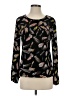 Noir 100% Polyester Black Long Sleeve Blouse Size XS - photo 1