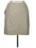 DKNY Solid Gray Black Casual Skirt Size 14 - photo 2