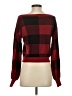 Cato Plaid Red Pullover Sweater Size XS - photo 2