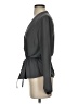 Oleg Cassini 100% Polyester Gray 3/4 Sleeve Blouse Size S - photo 5