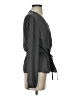 Oleg Cassini 100% Polyester Gray 3/4 Sleeve Blouse Size S - photo 4