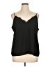 Unbranded 100% Polyester Black Sleeveless Blouse Size XL (estimated) - photo 1