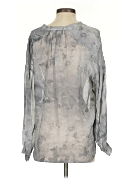 Vince. Long Sleeve Silk Top (view 2)