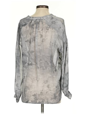 Vince. Long Sleeve Silk Top (view 2)