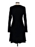Moda International Solid Black Casual Dress Size M - photo 2