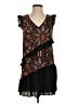 BCBGeneration 100% Rayon Paisley Black Cocktail Dress Size XS - photo 1