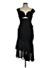 Assorted Brands 100% Polyester Black Cocktail Dress Size M (estimated) - photo 1