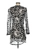 Tory Burch Print Silver Casual Dress Size S - photo 2