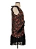 BCBGeneration 100% Rayon Paisley Black Cocktail Dress Size XS - photo 4