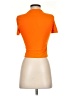 Shein Orange Short Sleeve Turtleneck Size S - photo 2