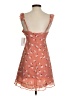 Lush 100% Polyester Hearts Orange Cocktail Dress Size S - photo 2