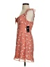 Lush 100% Polyester Hearts Orange Cocktail Dress Size S - photo 5