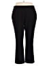Roz & Ali Solid Black Active Pants Size 18 - photo 1