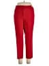 Anne Klein Solid Red Casual Pants Size 14 - photo 1
