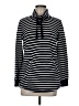 J.Crew 100% Cotton Stripes Blue Black Pullover Sweater Size M - photo 1