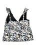Freshwater Floral Blue Swimsuit Top Size 1X - photo 2