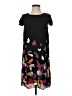 Kensie 100% Polyester Graphic Black Casual Dress Size S - photo 1