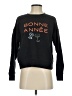 Maeve 100% Cotton Graphic Black Sweatshirt Size XS - photo 1