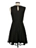 Express 100% Polyester Houndstooth Black Cocktail Dress Size 4 - photo 2