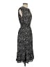 Rails 100% Polyester Print Black Casual Dress Size S - photo 4