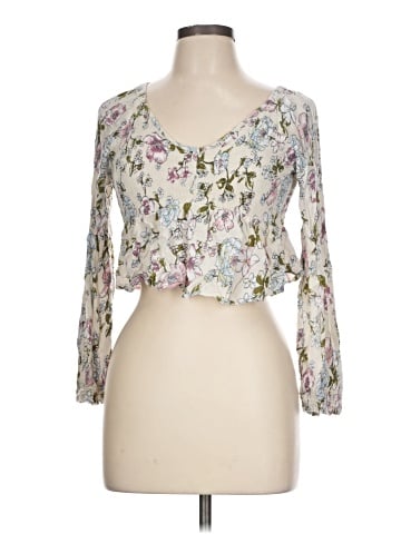 Planet Gold 3/4 Sleeve Top (view 1)