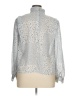 Nicola 100% Polyester Silver Long Sleeve Blouse Size 14 - photo 2