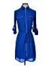 Express 100% Polyester Blue Casual Dress Size XS - photo 1