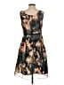 Donna Ricco 100% Polyester Camo Brown Cocktail Dress Size 4 - photo 2