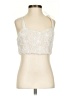 Topshop 100% Polyester Ivory Sleeveless Top Size 2 - photo 1