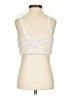 Topshop 100% Polyester Ivory Sleeveless Top Size 2 - photo 2