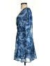 Aqua 100% Polyester Paisley Blue Cocktail Dress Size XS - photo 5
