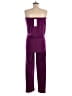 Veronica M. 100% Polyester Color Block Purple Jumpsuit Size M - photo 2