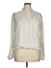 Tamara H. 100% Polyester Ivory Long Sleeve Blouse Size XL - photo 1