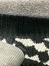 Knit Mix Houndstooth Black Turtleneck Sweater Size M - photo 7