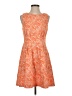 Esley Paisley Orange Cocktail Dress Size XS (estimated) - photo 1