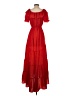 Aggie 100% Polyester Red Casual Dress Size XS - photo 2