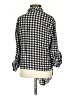 Love Notes 100% Rayon Checkered-gingham Black 3/4 Sleeve Blouse Size S - photo 2