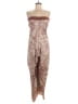 AaKaa 100% Polyester Paisley Brown Jumpsuit Size M - photo 1