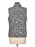 Chico's 100% Polyester Animal Print Ivory Vest Size Med (1) - photo 2