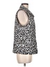 Chico's 100% Polyester Animal Print Ivory Vest Size Med (1) - photo 4