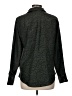 Ecru 100% Silk Tweed Green Long Sleeve Silk Top Size M - photo 2