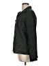 Ecru 100% Silk Tweed Green Long Sleeve Silk Top Size M - photo 5