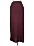 Unbranded Solid Burgundy Formal Skirt Size XL - photo 2